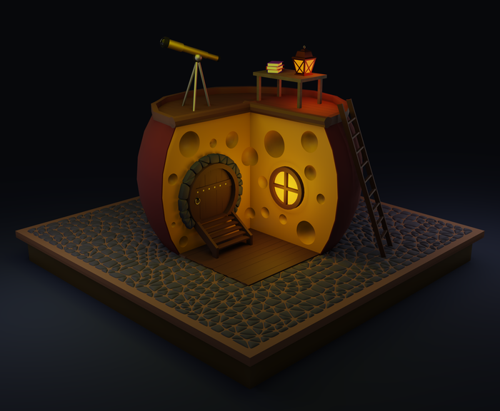  (Low Poly Blender)