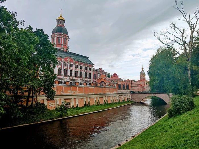 Monastyrka River - Saint Petersburg, River, Monastery, Alexander Nevsky Lavra, A storm warning, Flood