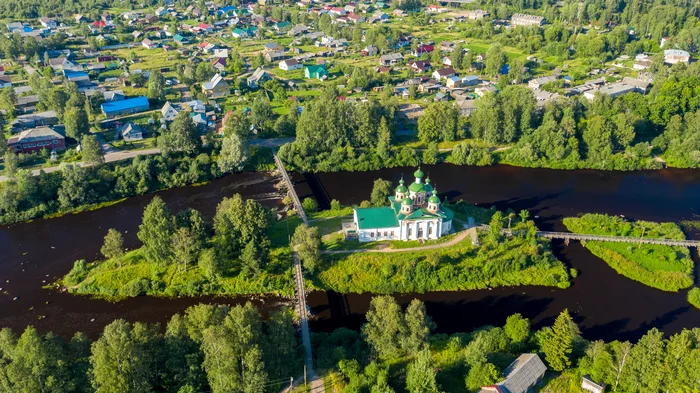 Cathedral of Our Lady of Smolensk - My, The photo, Drone, Quadcopter, Olonets