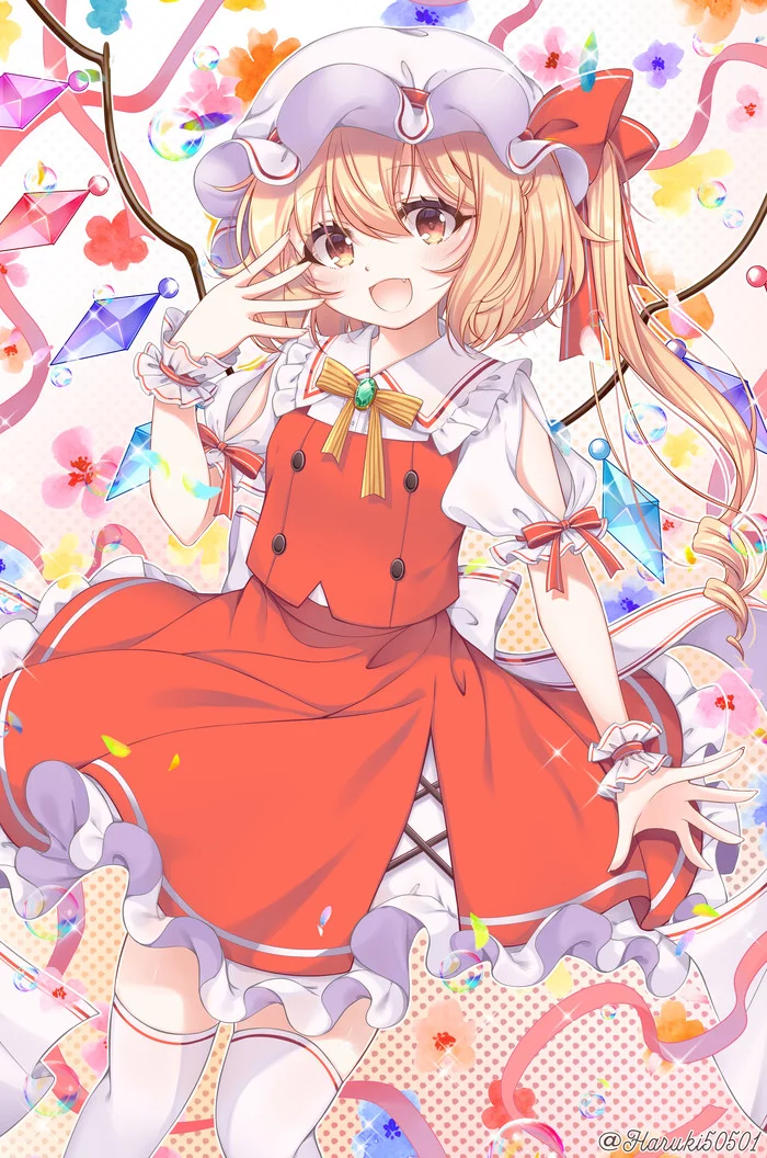 Flandre Scarlet - Touhou, Anime art, Anime, Flandre scarlet, Haruki