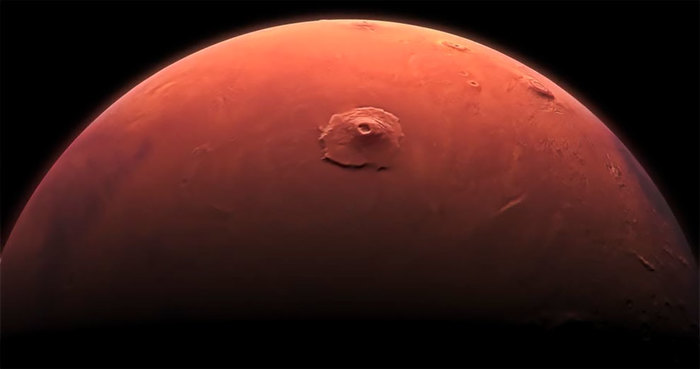 Как выглядит самый крупный вулкан Солнечной системы Астрономия, Марс, Крупный, Вулкан, Солнечная система, Интересное, Длиннопост, Внеземные вулканы, Вулкан Олимп (планета Марс)