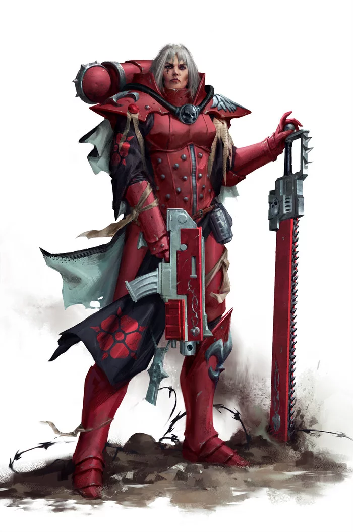 Temple Of Blood - The Adepta Sororitas - Арт, Фан-Арт, Wh Art, Warhammer 40k, Сестринство