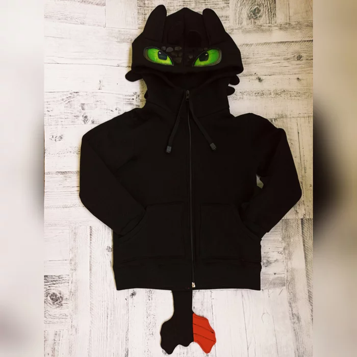 Toothless Costume - My, Sewing, Children's costume, Baby clothes, Longpost, Needlework without process, How to train your dragon, Toothless