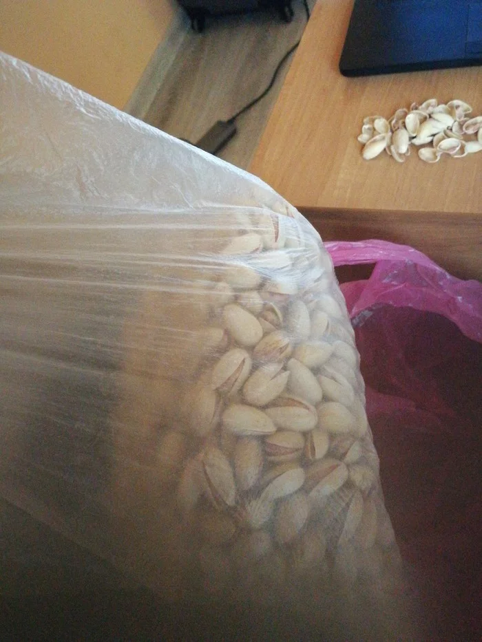 Such happiness to everyone - My, Pistachios, Happiness, Wealth