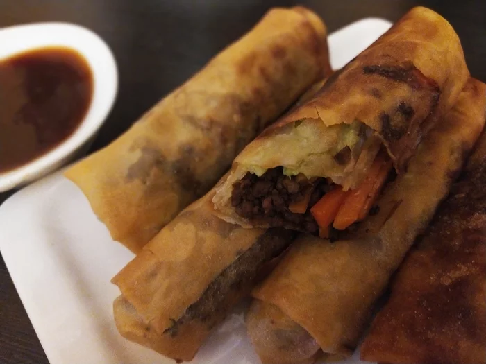 Korean rolls - My, Quickly, Yummy, Recipe, Rolls, Beef, Carrot, Korean food, Ginger, Longpost