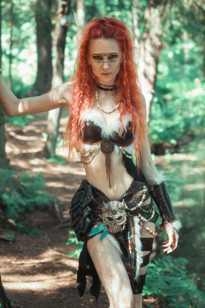 Shaman, original cosplay (Shaman original) - My, Friday tag is mine, Shamans, Cosplay, Fantasy, Craft, Costume, Longpost, The elder scrolls, The Elder Scrolls V: Skyrim