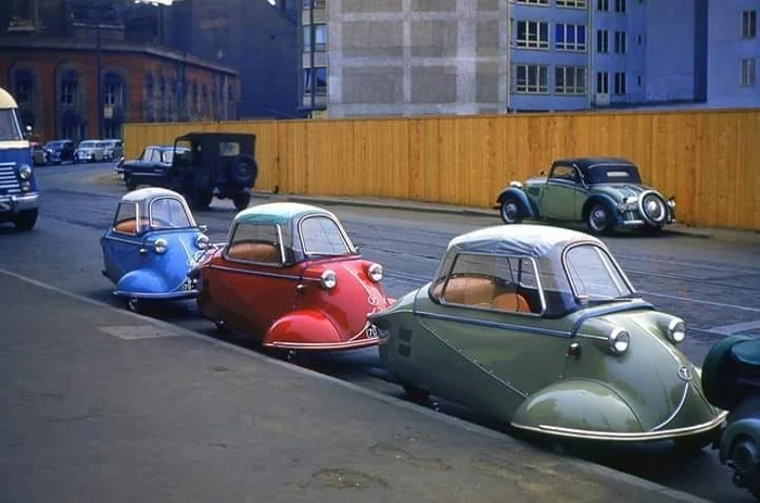 Messerschmitt KR175s (Cabin Scooter), Germany, 1950s - Auto, Scooter, The photo, Germany, 20th century