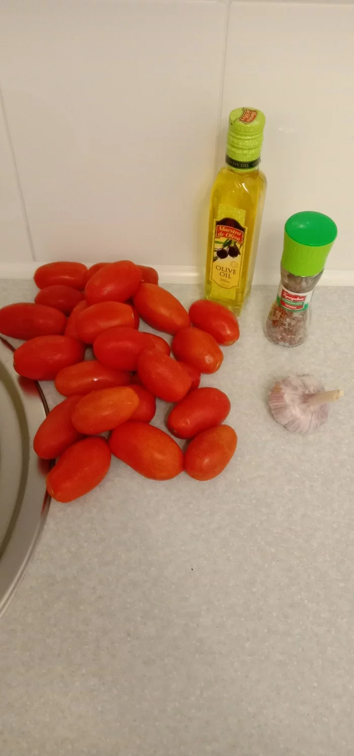 Sun-dried tomatoes - My, Snack, Salting, Longpost, Tomatoes