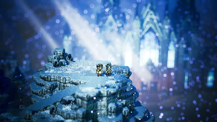 Octopath Traveler. The Beauty of Flamegraist - My, Games, Octopath Traveler, Screenshot, Longpost