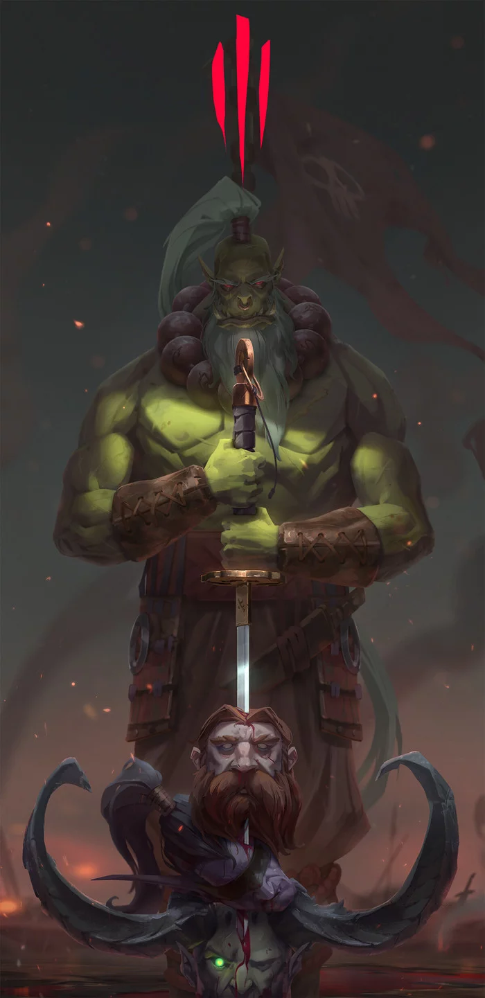 Blademaster - Art, Fan art, Warcraft, Warcraft 3, Orcs