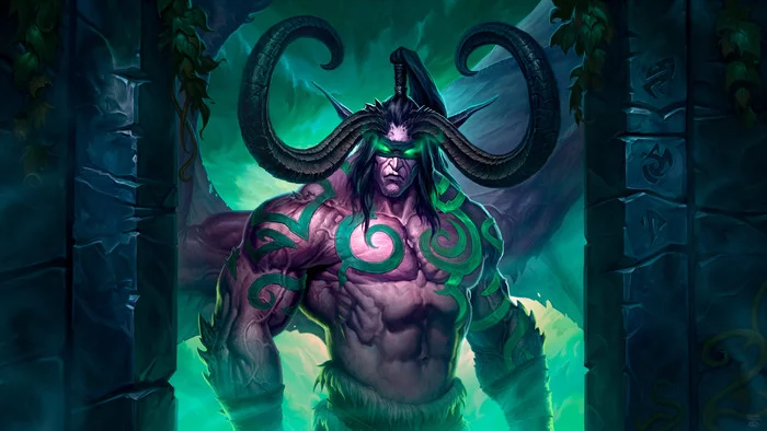 Illidan Stormrage - Art, Fan art, World of warcraft, Warcraft, Illidan