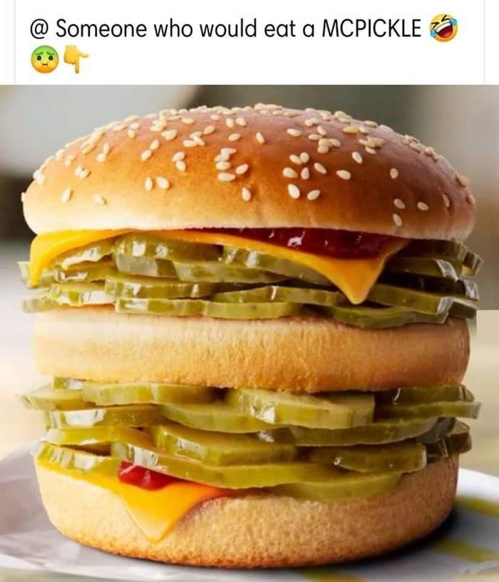 Any fans? - Hamburger, Lightly salted cucumbers, Cucumbers, Images, Picture with text, Humor