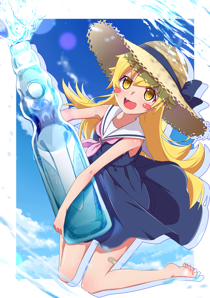Shinobu , Anime Art, Monogatari Series, Shinobu Oshino, Drawdream1025