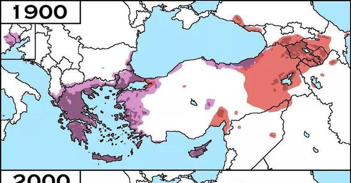 Карта этническая османской империи