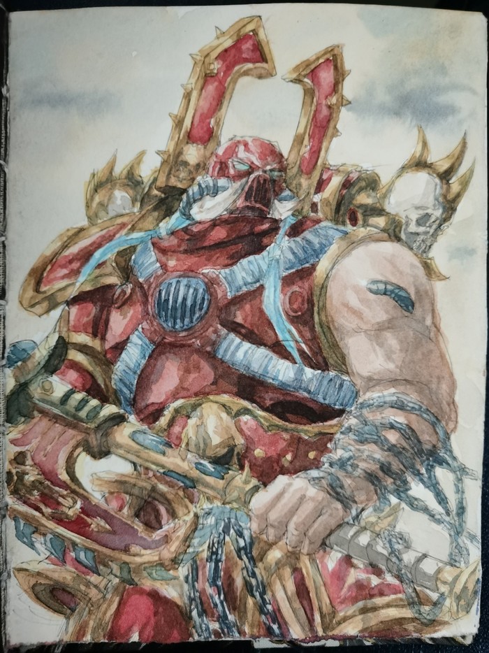 Chaos Lords Warhammer 40k, Wh Art, Kharn, Ahzek Ahriman, Qunxingzhishang, 