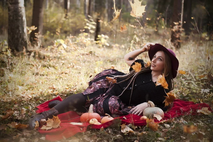 Attempts to get into the autumn mood. :) - My, The photo, PHOTOSESSION, Autumn, Girls, Longpost