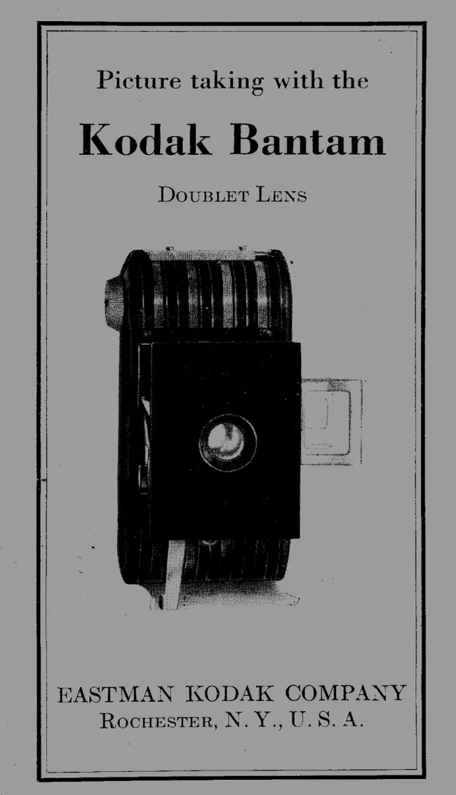 Taking photos with a 1935 Kodak Bantam Doublet Lens - Camera, The photo, Story, Retro, Film, camera roll, Instructions, Kodak, Translation, Mat, Longpost