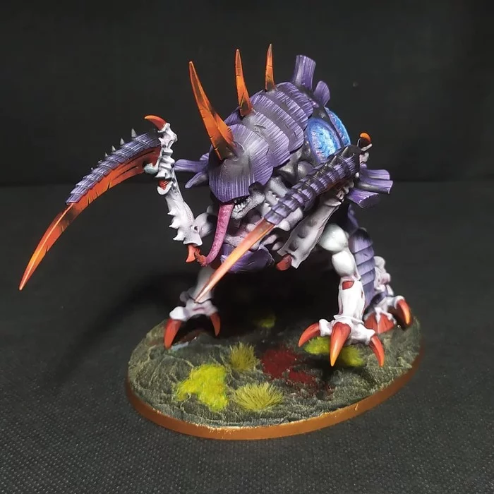 Maleceptor, conductor of the will of the hive! - My, Painting miniatures, Tyranids, Warhammer 40k, Miniature, Board games, Wh miniatures, Longpost