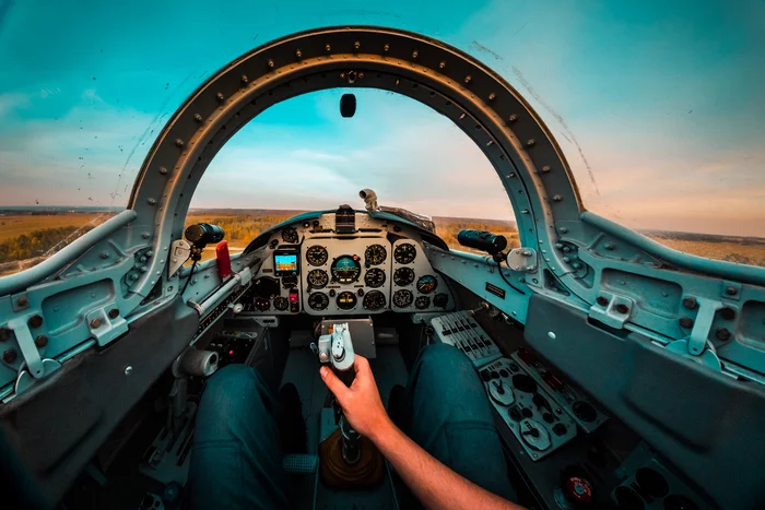 Flight in first person - My, Airplane, Cockpit, Aviation, Flight, Longpost