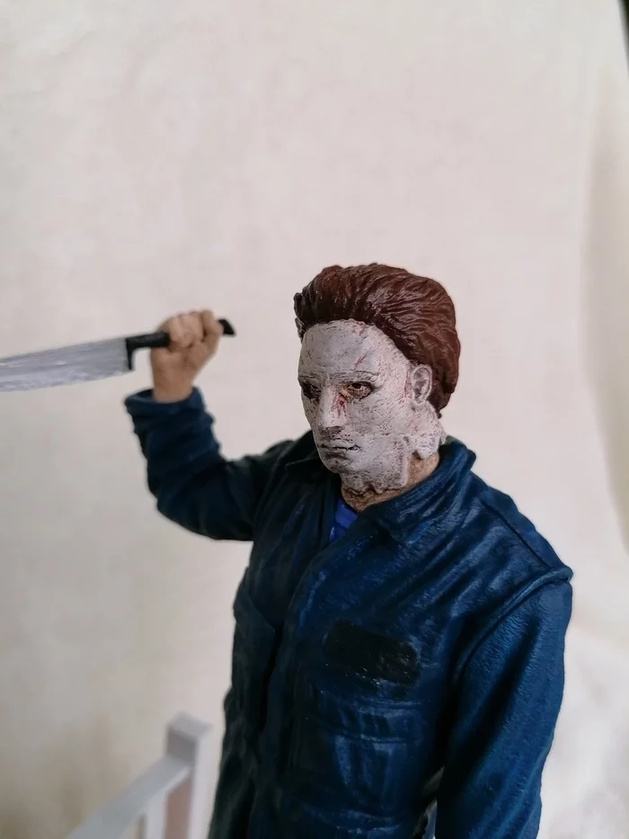 Michael Myers from Halloween / Michael Myers from Halloween - My, Movies, Horror, Figurines, Models, Halloween, Night light, Fearfully, Maniac, 3D печать, 3D printer, Longpost