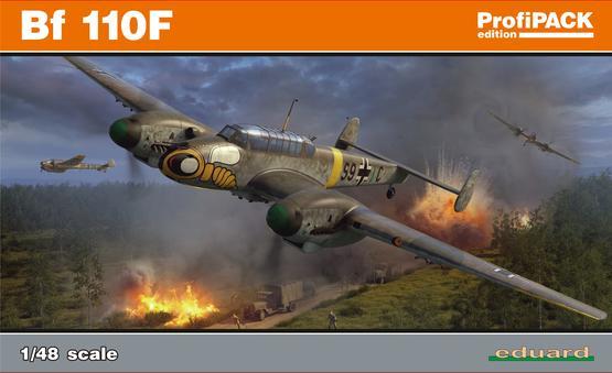 My third model Eduard BF-110F 1/48 - My, Messerschmitt, Airplane, Aviation, Airbrush, Longpost