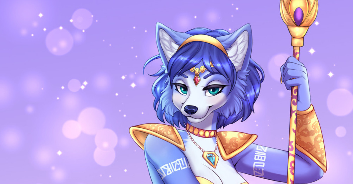 Krystal furry. Krystal Star Fox день рождения Art.