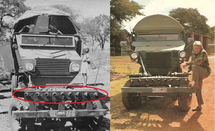 Multi-barreled anti-ambush devices (Rhodesia) - Weapon, Ambush, Video, Longpost, Rhodesia, 