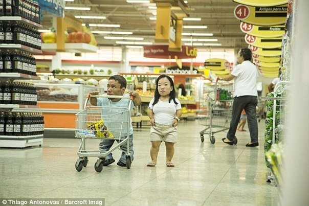 The smallest couple in the world - Growth, Dwarfs, Milota, Well done, Longpost