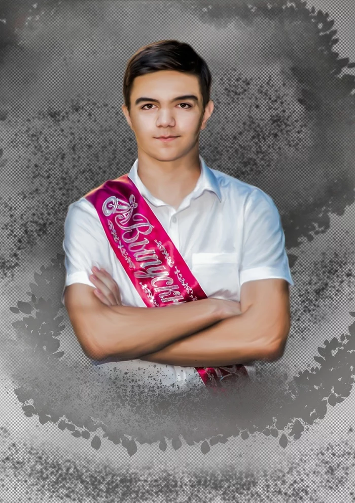 My first photo created with Photoshop - My, Person, The photo