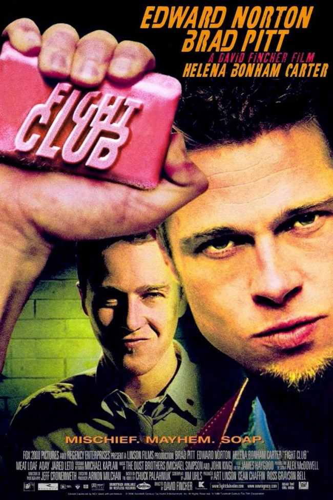 Norton beat Pitt seriously, he was filmed drunk: facts about the cult “Fight Club” - Movies, Brad Pitt, Actors and actresses, David fincher, Helena Bonham Carter, Fight Club (film), Longpost