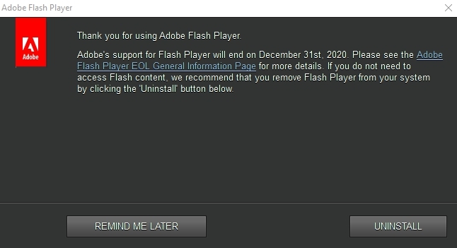 Flash Player - kill me Flash, Adobe Flash Player