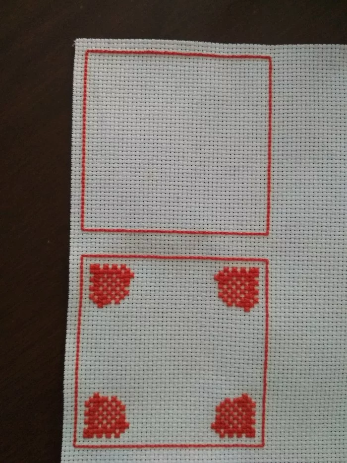 My first attempt at making biscorn - My, Cross-stitch, Needlework with process, Biscornu, Longpost