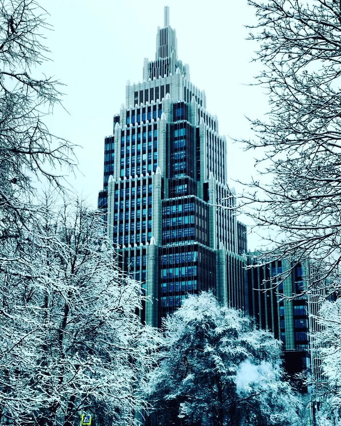 THE WINTER IS COMING - My, The photo, Winter, Moscow, Business Center