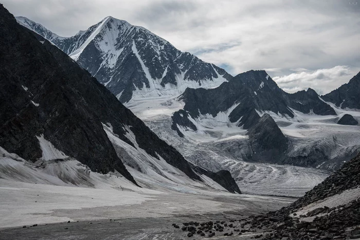 Altai, Mensu glacier - My, The photo, Tourism, Nature, The nature of Russia, Glacier, beauty, Summer, Longpost