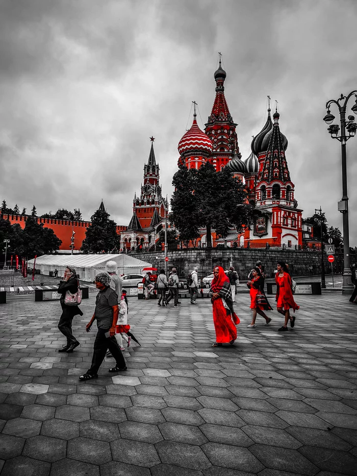 CONTRASTS OF MOSCOW - My, Moscow, the Red Square, People, The photo, Frame