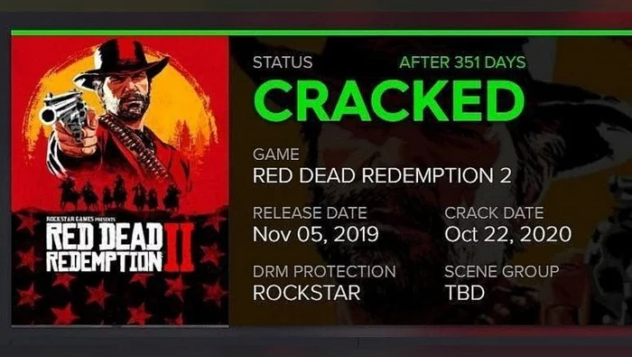 It held out for almost a year, or Red Dead Redemption 2 hack - Red dead redemption 2, Denuvo, Rockstar