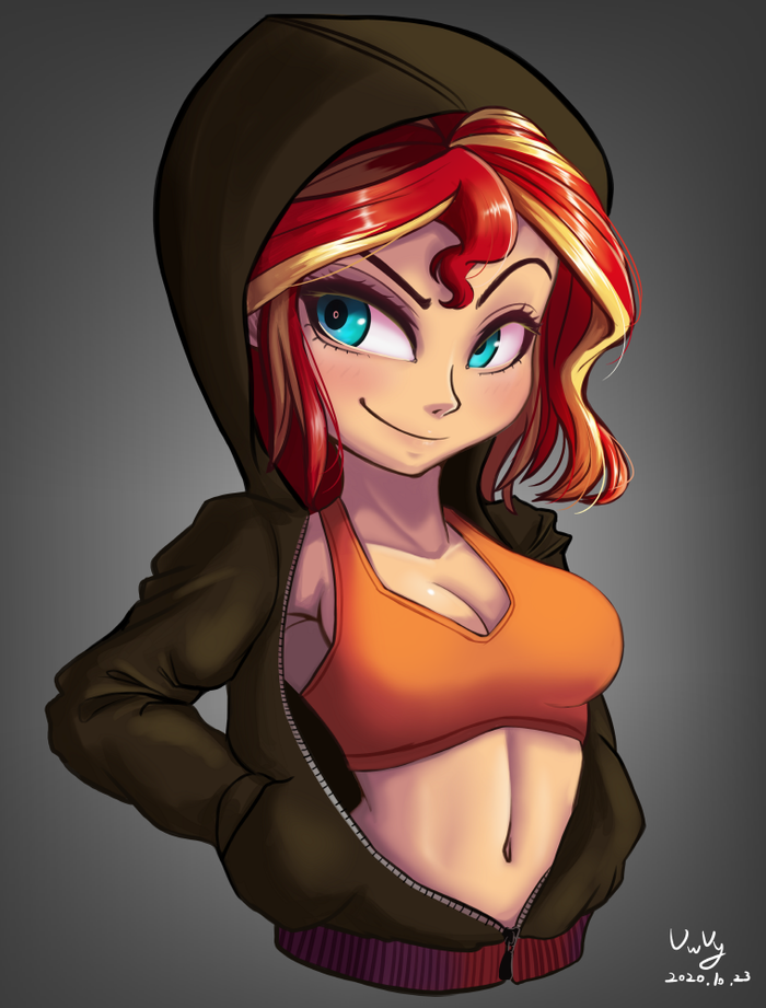 Hoodie My Little Pony, Sunset Shimmer, The-park, 