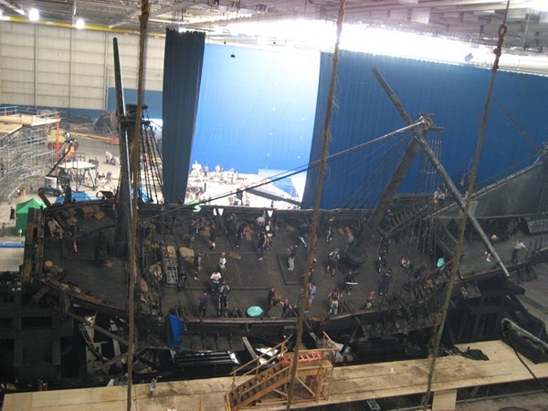 Photos from the filming of Pirates of the Caribbean - My, Pirates of the Caribbean, Movies, Computer graphics, Longpost, Photos from filming