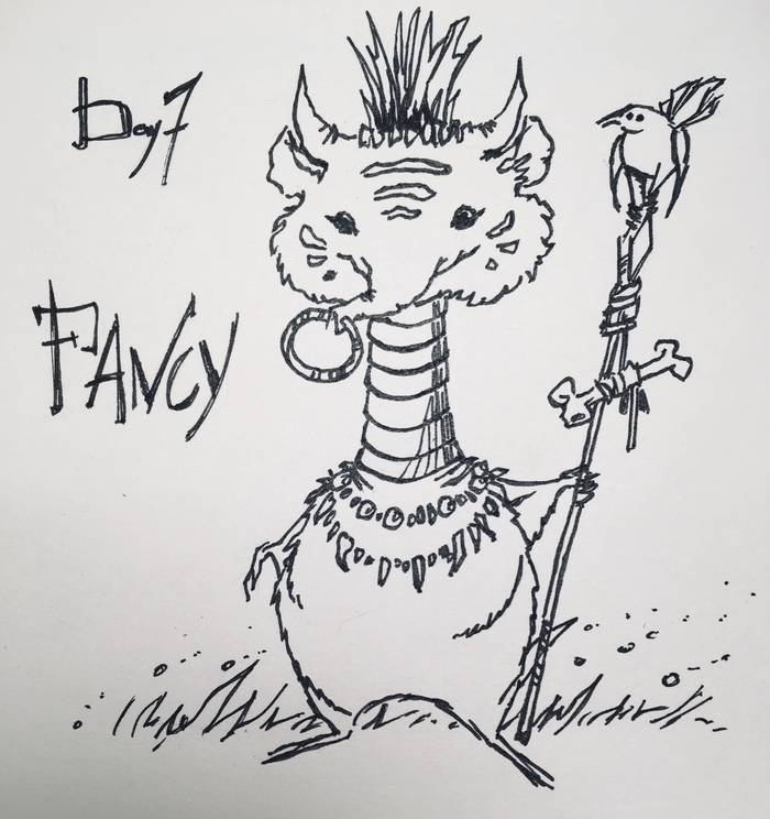 INKTOBER 2020. Мир моих носух. День 7