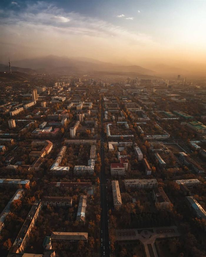 Не Барселона Картинки, Алматы, Осень, Город, Квадрокоптер