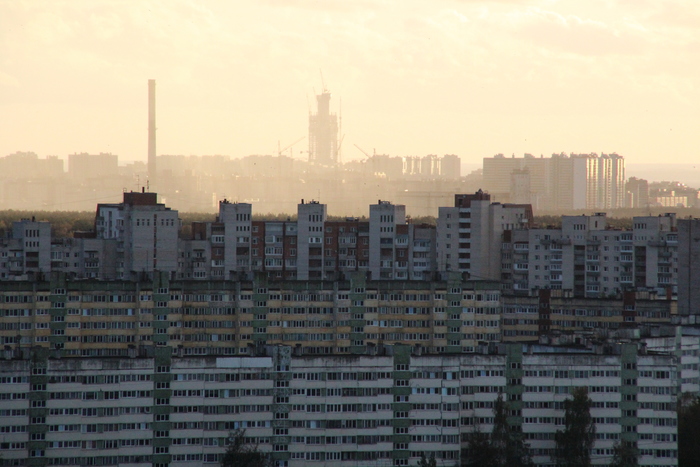 Ответ на пост «Жизнь на 23-ем этаже» Высота, Закат, Фотография, Лахта-центр, Санкт-Петербург, Ответ на пост, Длиннопост