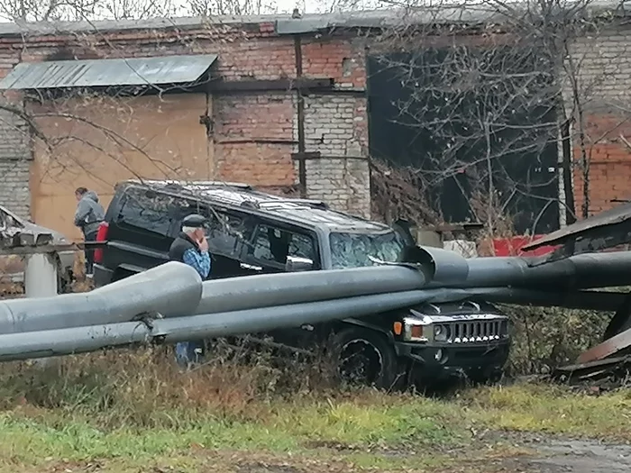 А у нас день автомобилиста прошел вот так - Моё, Хаммер, Авария, Отопление, Длиннопост