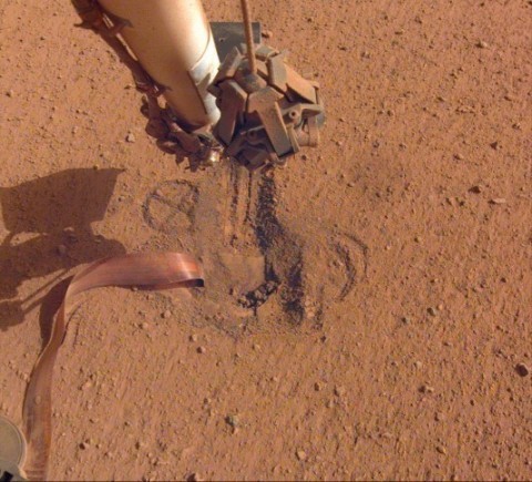 Martian mole still dug a hole in the Red Planet - Mars, Insight, Research, Curiosity, Armageddon