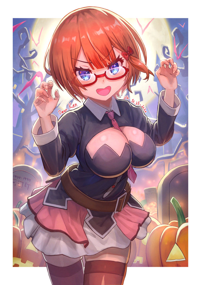 Rizu Ogata dressed as Yunyun