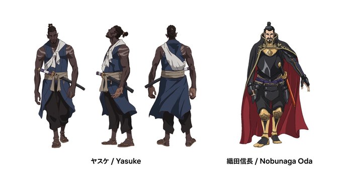 Promo for the anime series Yasuke, which tells about the first black samurai in Japan - Japan, Oda Nobunaga, Africans, Netflix, Anime