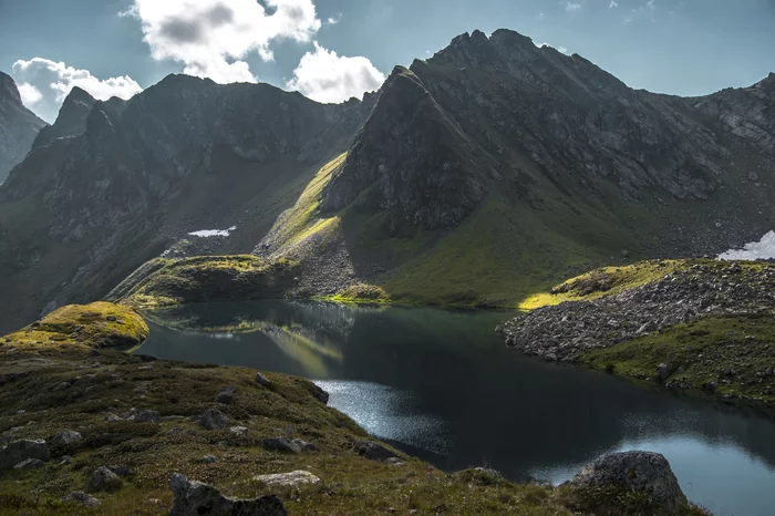 Heart of August - My, The mountains, Mountain tourism, The photo, Beginning photographer, Tourism, Arkhyz, Lake, Hike