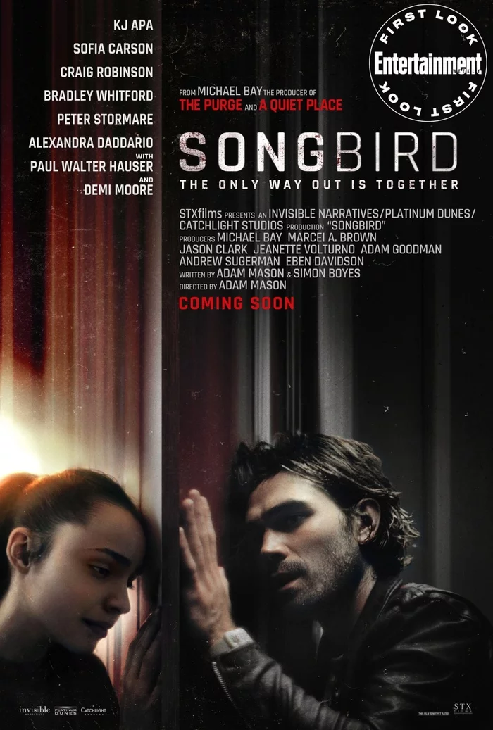 Michael Bay Produces 'Coronavirus' Disaster Film 'Songbird' - Michael Bay, Coronavirus, Disaster Movie, Poster, Longpost
