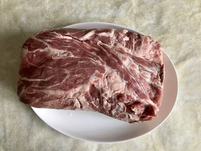 Lazy Homemade Ham - My, Meat, Ham, Recipe, Pork, Longpost, Cooking