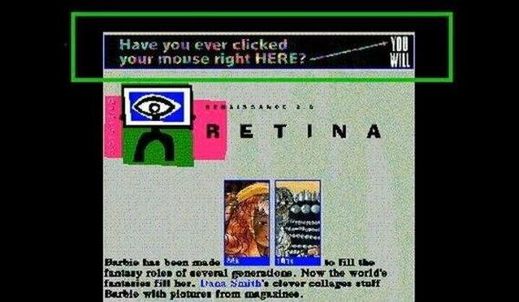 The first advertising banner on the Internet is 26 years old - Advertising, Banner