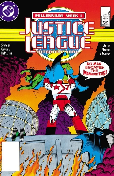 Diving into Comics: Justice League International #9-18 - The Manhunter Problem - My, Superheroes, Dc comics, Justice League DC Comics Universe, Lobo, Comics-Canon, Longpost